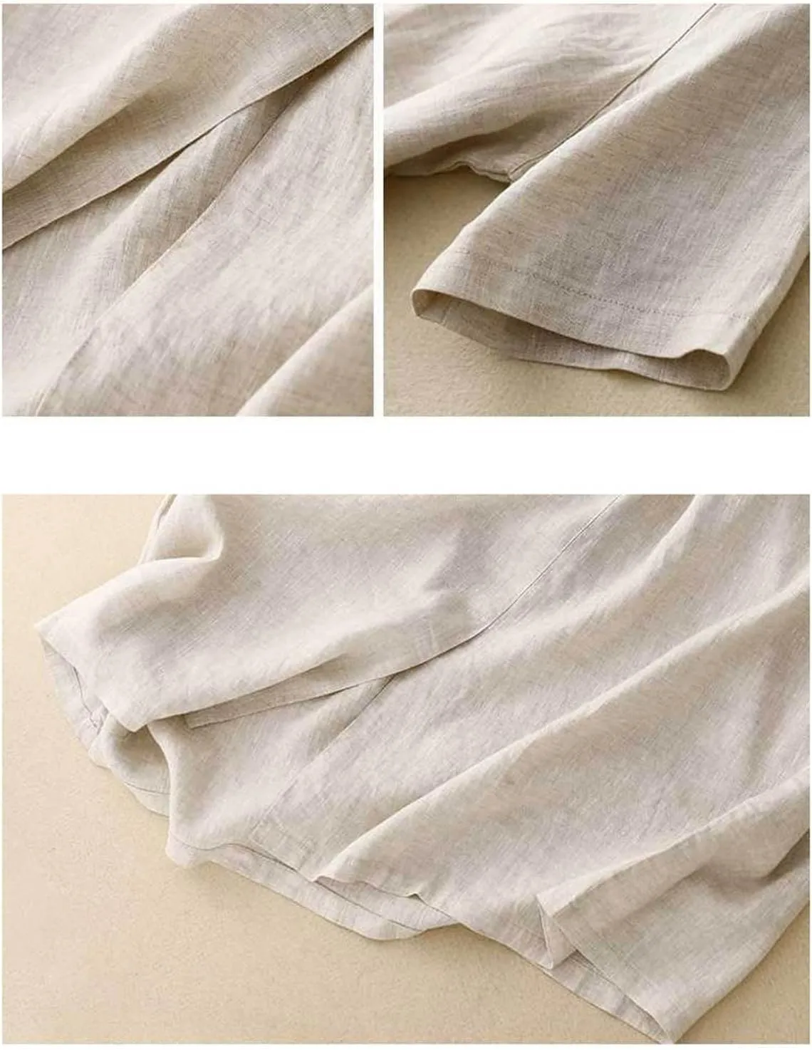 3/4 Sleeve Dresses for Women 2025 Vacation Cotton Linen Maxi Button Sundress Plus Size A Line Dress Trendy Maxi Dress