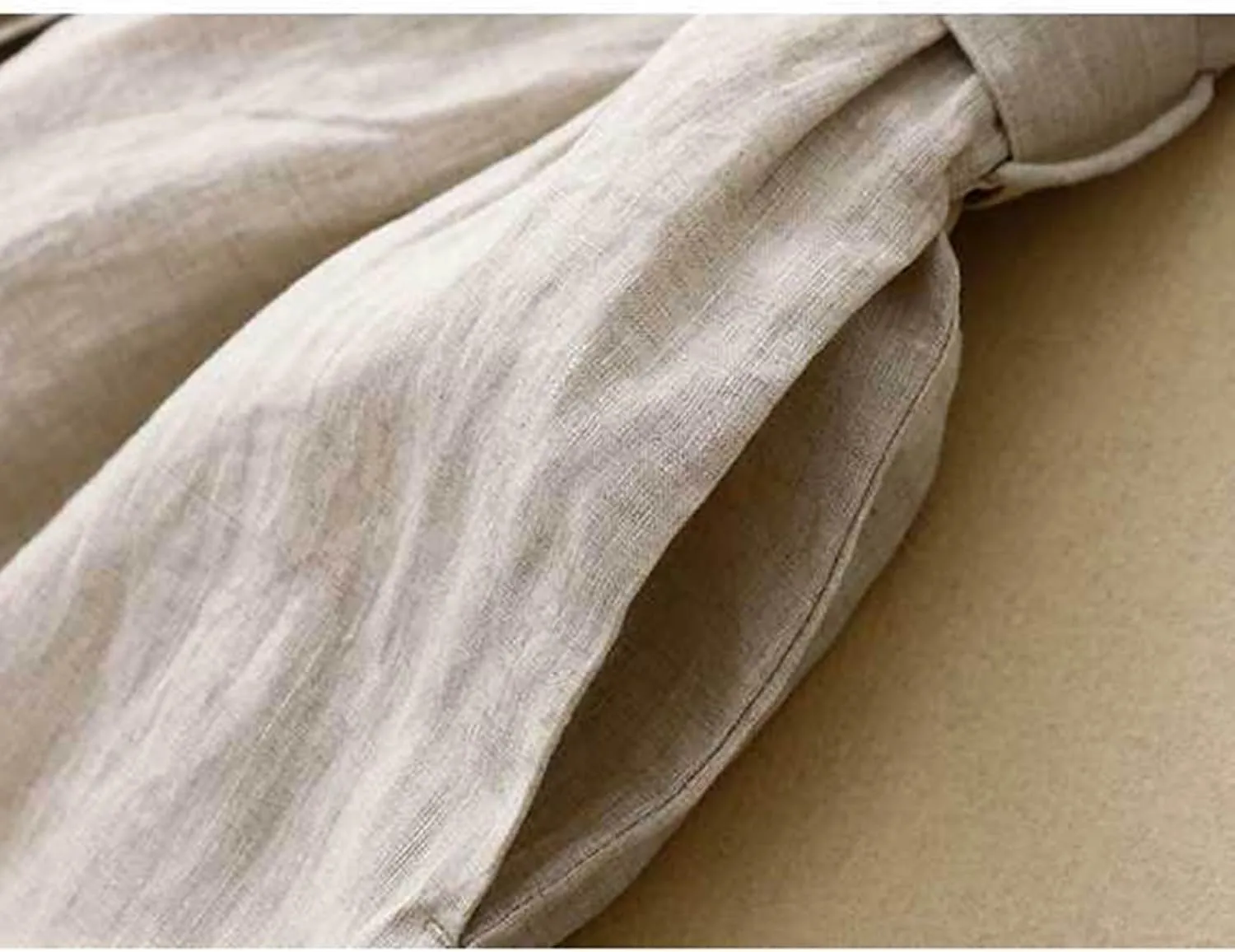 3/4 Sleeve Dresses for Women 2025 Vacation Cotton Linen Maxi Button Sundress Plus Size A Line Dress Trendy Maxi Dress