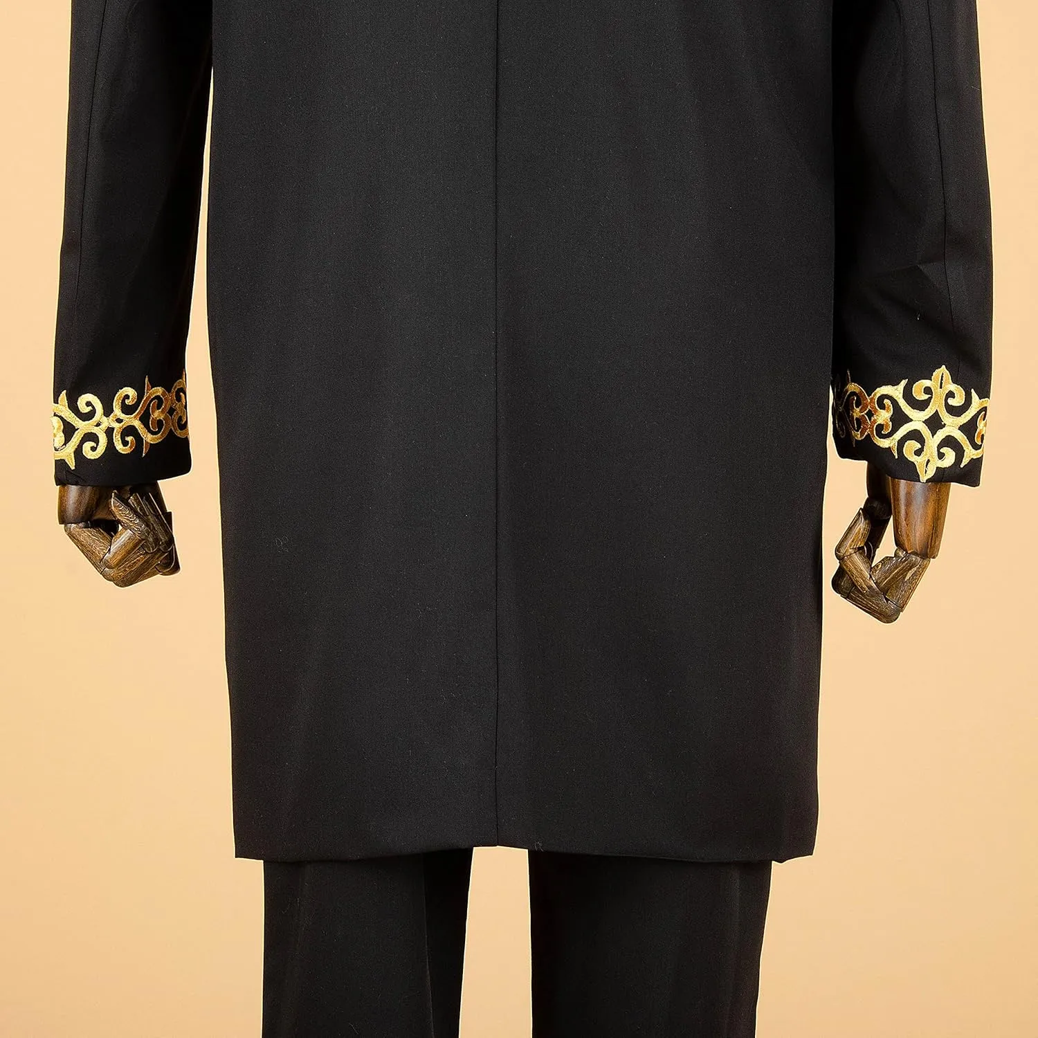 African Suit for Men Jacket and Trousers 2 Piece Set Dashiki Blazer with Kerchief Bazin Riche Kaftan Wedding Evening