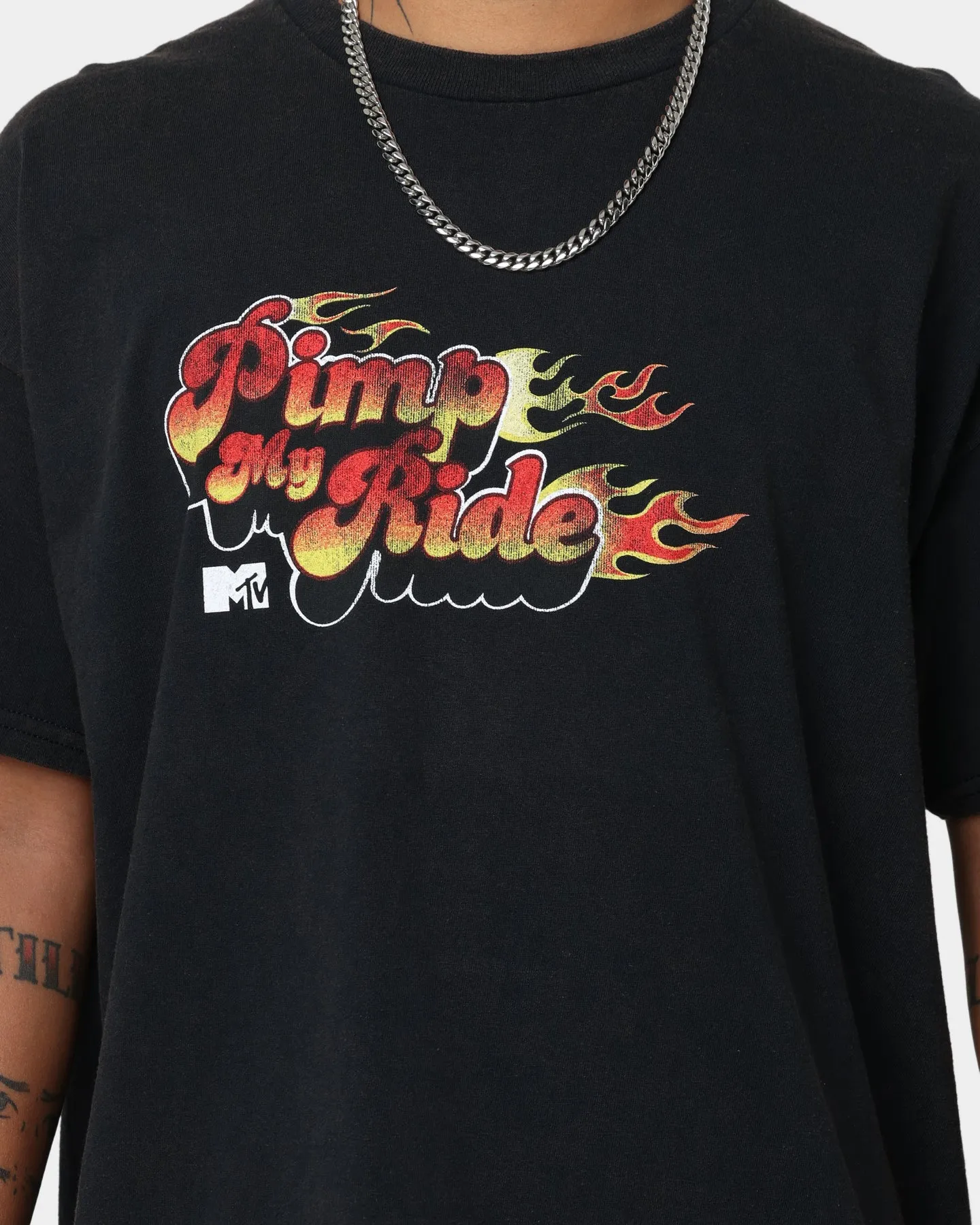 American Thrift X MTV Pimp My Ride Vintage T-Shirt Black Wash