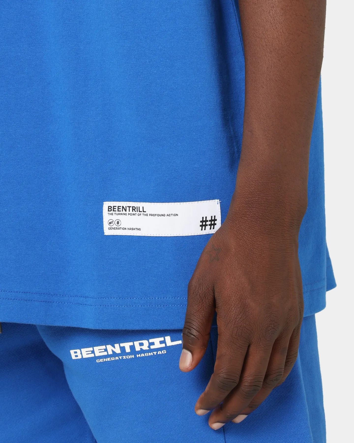 BEENTRILL Nu Logo T-Shirt Cobalt Blue