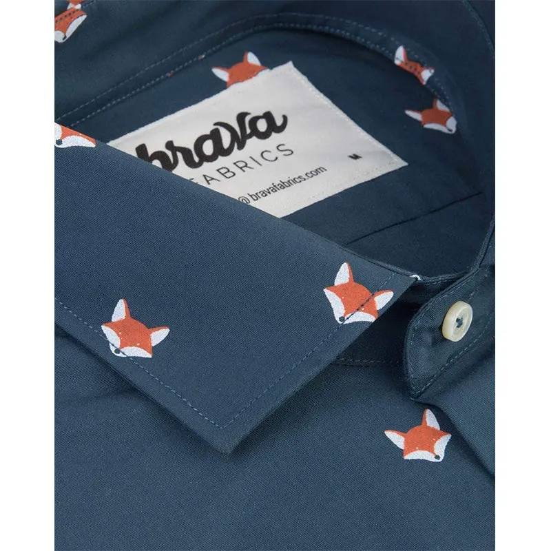 BRAVA FOX IN THE SNOW LONG SLEEVE SHIRT