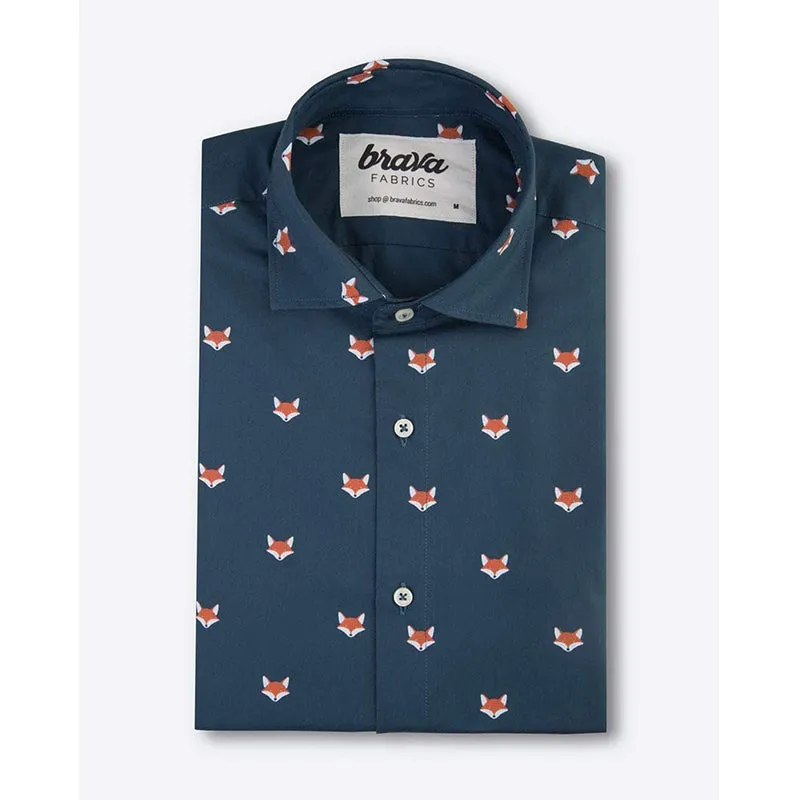 BRAVA FOX IN THE SNOW LONG SLEEVE SHIRT