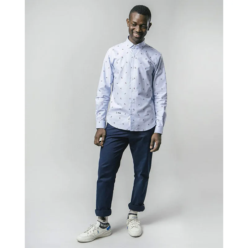 BRAVA SLALOM RACE BLUE LONG SLEEVE SHIRT
