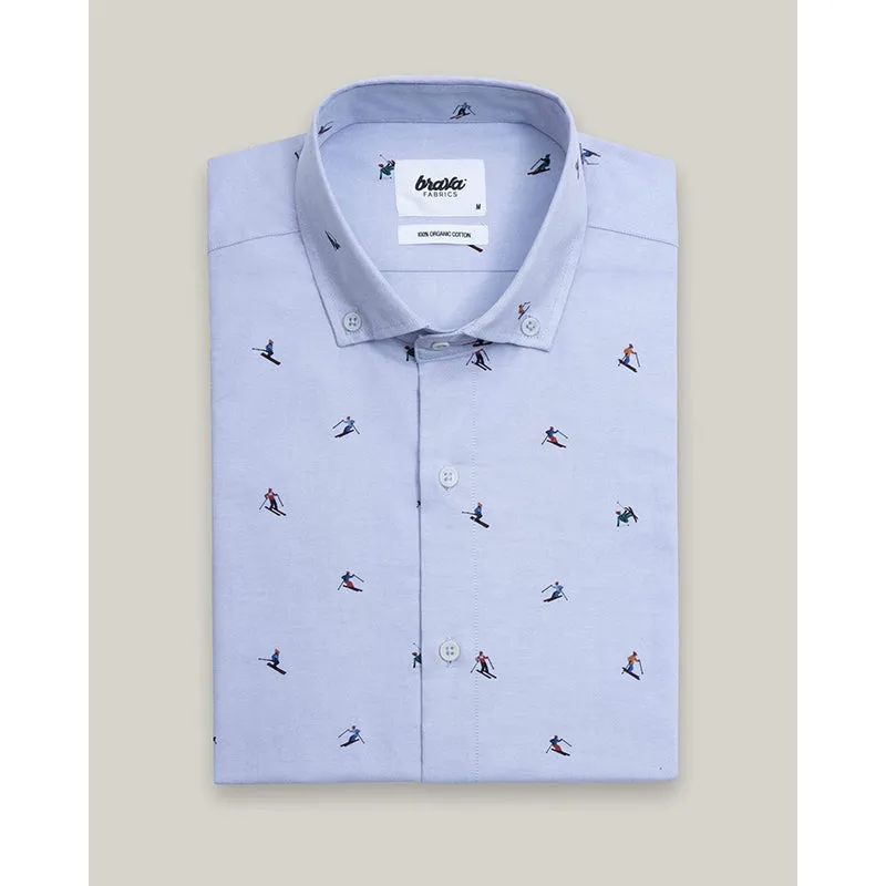 BRAVA SLALOM RACE BLUE LONG SLEEVE SHIRT