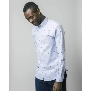 BRAVA SLALOM RACE BLUE LONG SLEEVE SHIRT