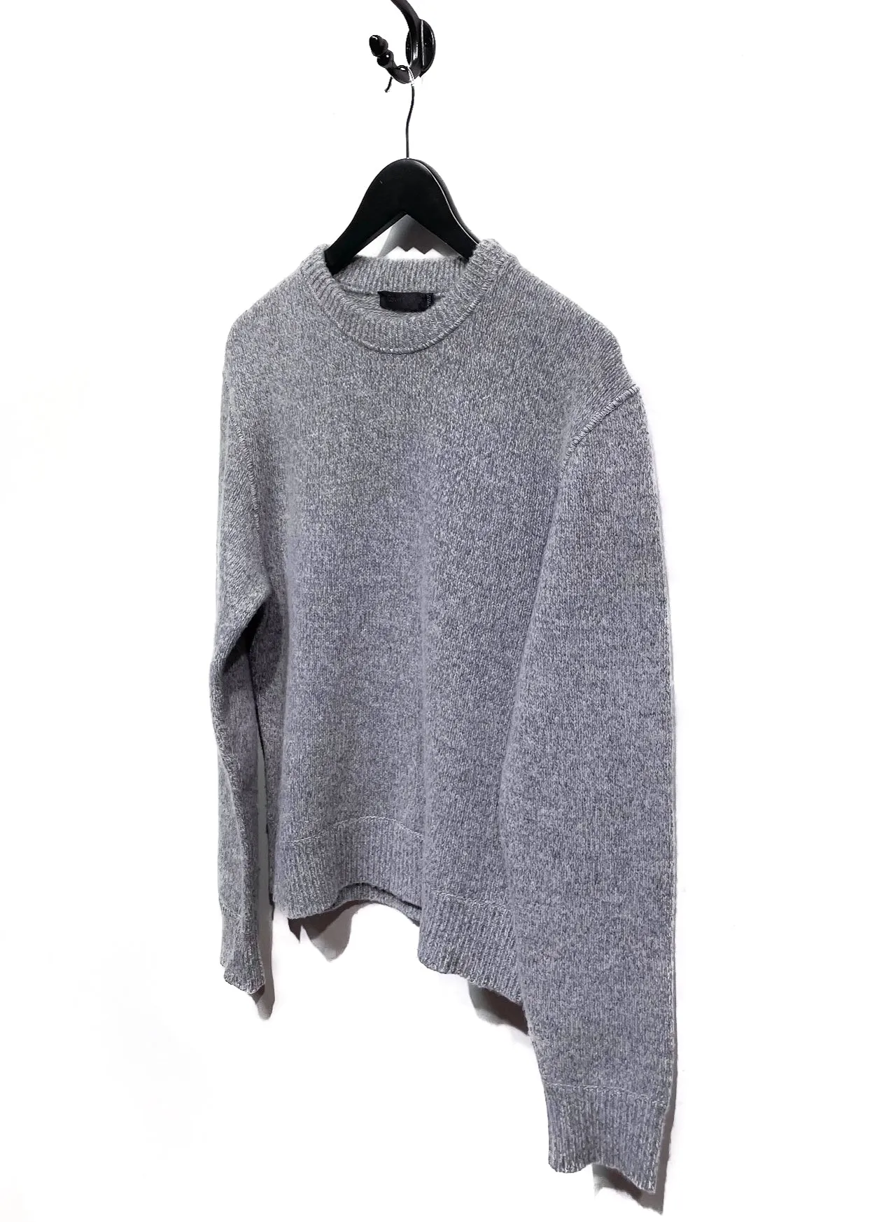 Calvin Klein Grey Wool Crewneck Sweater