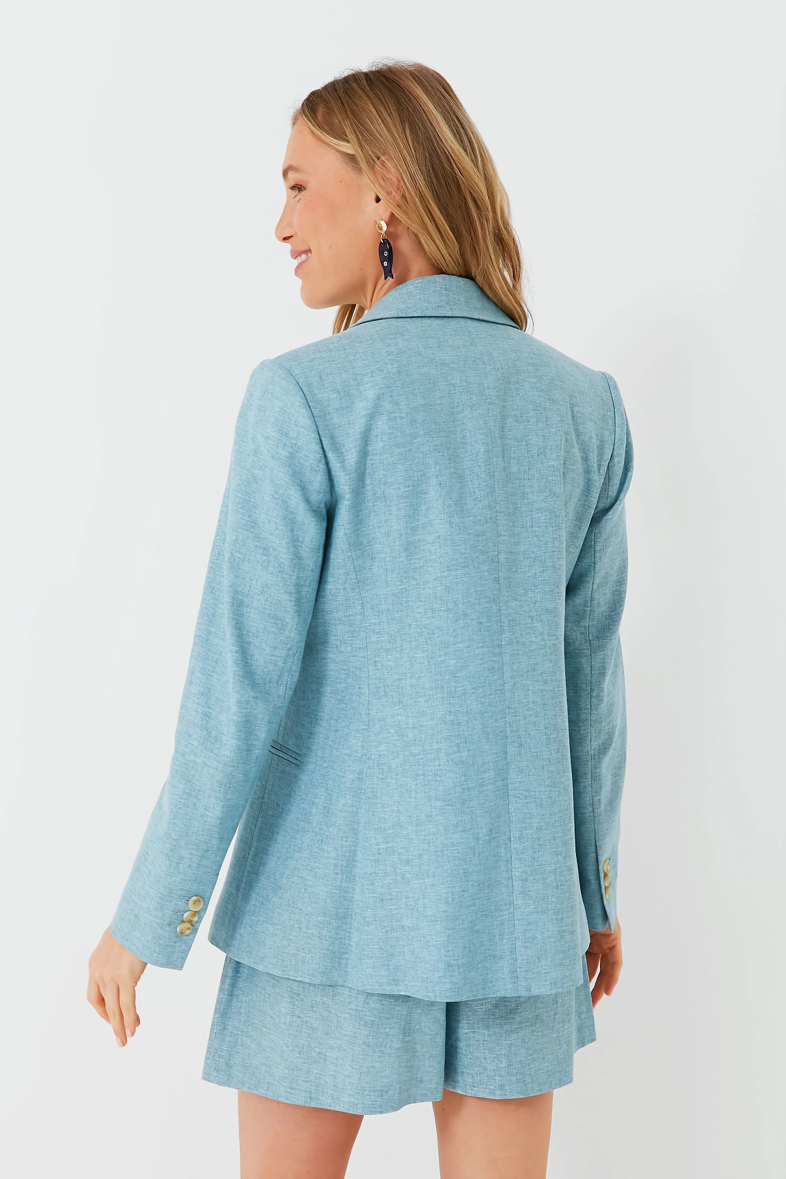 Chambray Diana Blazer