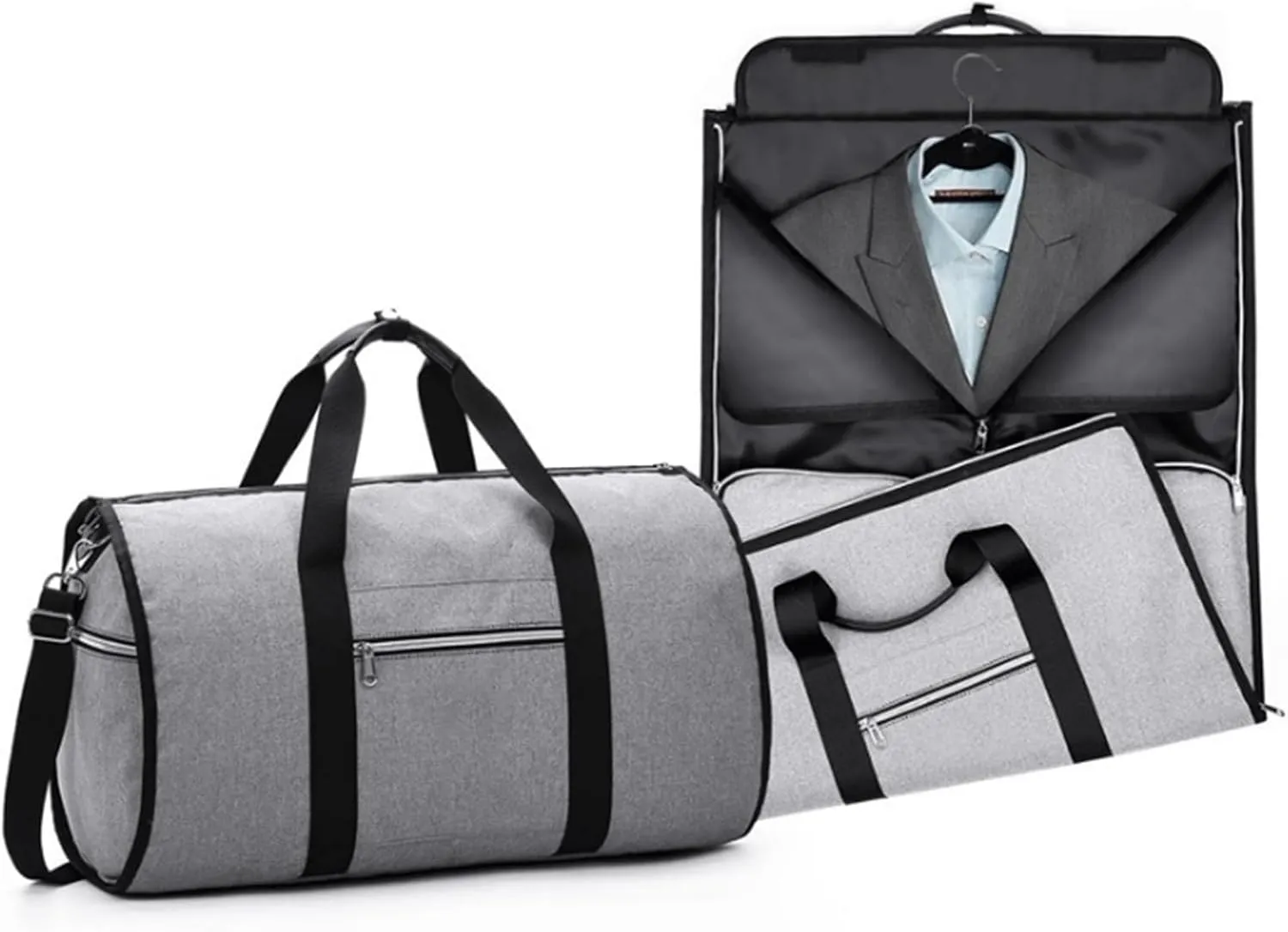 Convertible Suit Travel Bag Garment Duffle Bag for Travel 2 in 1,Garment Bag for Business Trips, Foldable Travel Bag Hanging Garment Duffel Bag (Color : D, Size : 550 * 280 * 300mm)