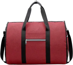 Convertible Suit Travel Bag Garment Duffle Bag for Travel 2 in 1,Garment Bag for Business Trips, Foldable Travel Bag Hanging Garment Duffel Bag (Color : D, Size : 550 * 280 * 300mm)