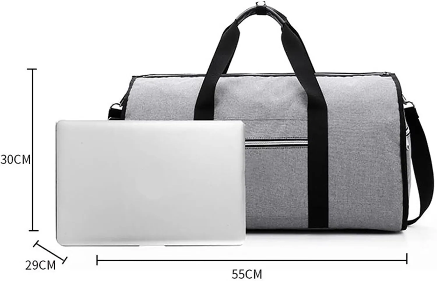 Convertible Suit Travel Bag Garment Duffle Bag for Travel 2 in 1,Garment Bag for Business Trips, Foldable Travel Bag Hanging Garment Duffel Bag (Color : D, Size : 550 * 280 * 300mm)