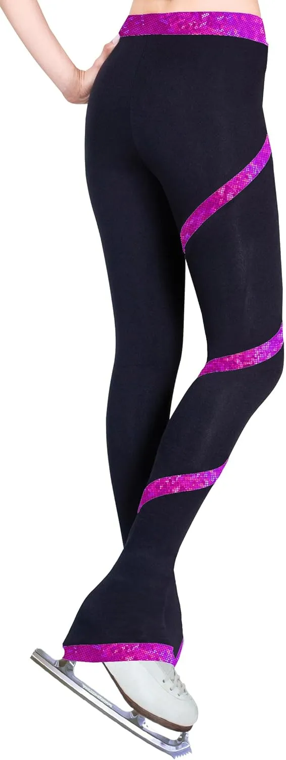 Figure Skating Spiral Polartec Polar Fleece Pants