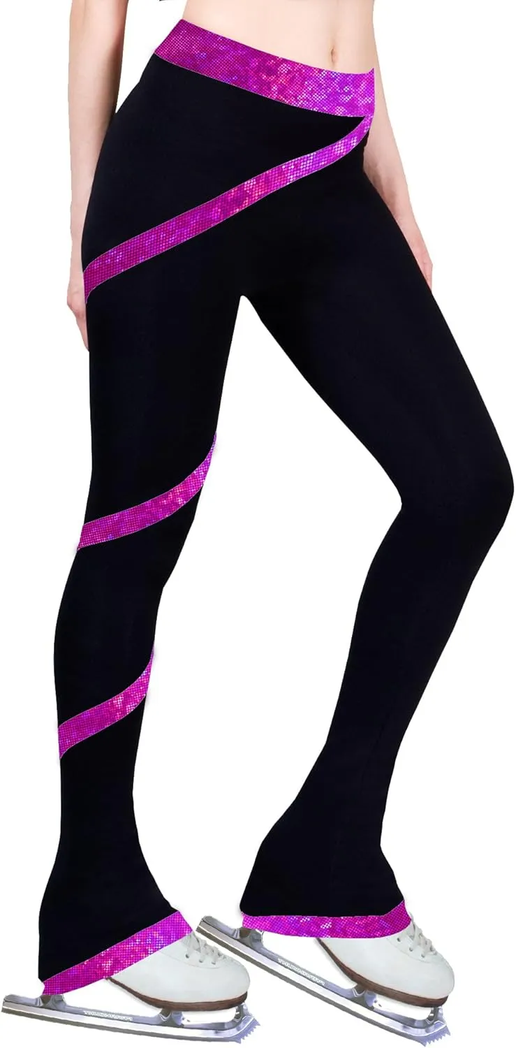 Figure Skating Spiral Polartec Polar Fleece Pants