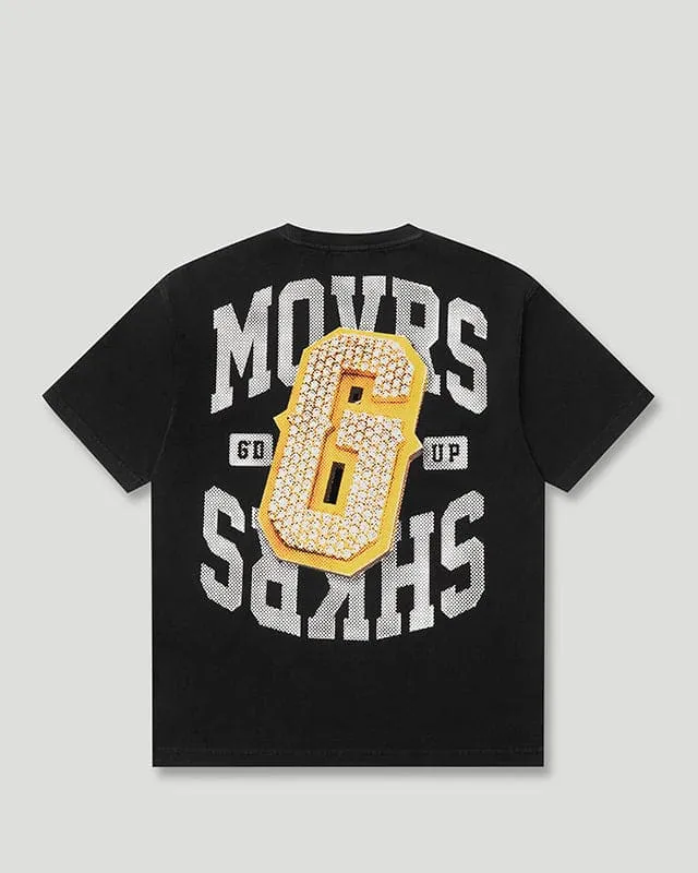 G Pendant T-Shirt Washed Black/Gold