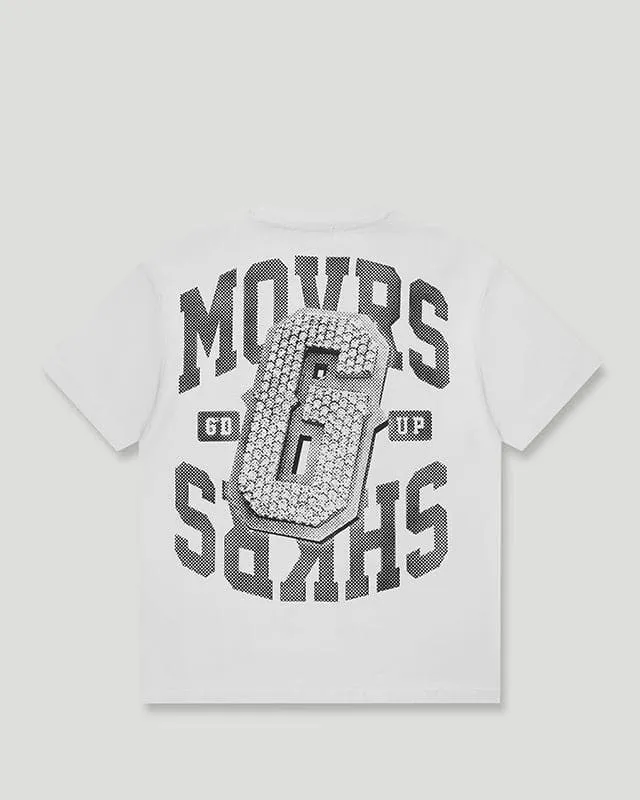 G Pendant T-Shirt Washed White/Grey