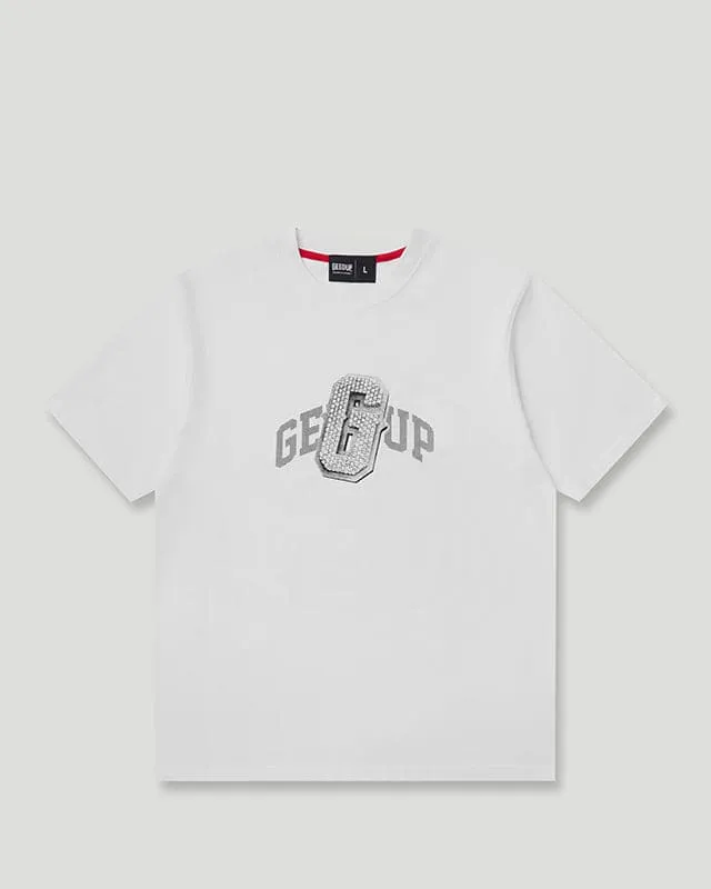 G Pendant T-Shirt Washed White/Grey