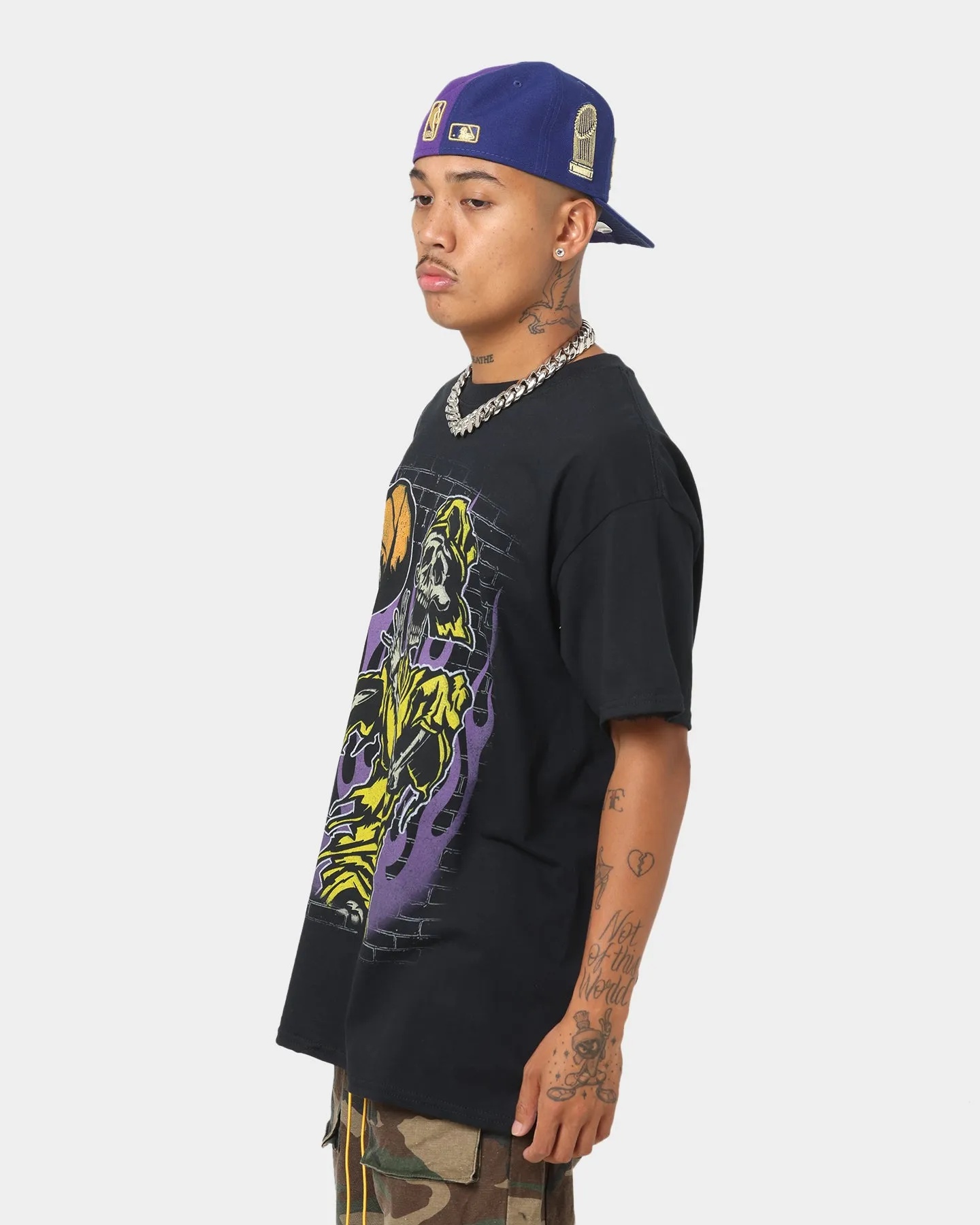 Goat Crew Baller Skeleton T-Shirt Black