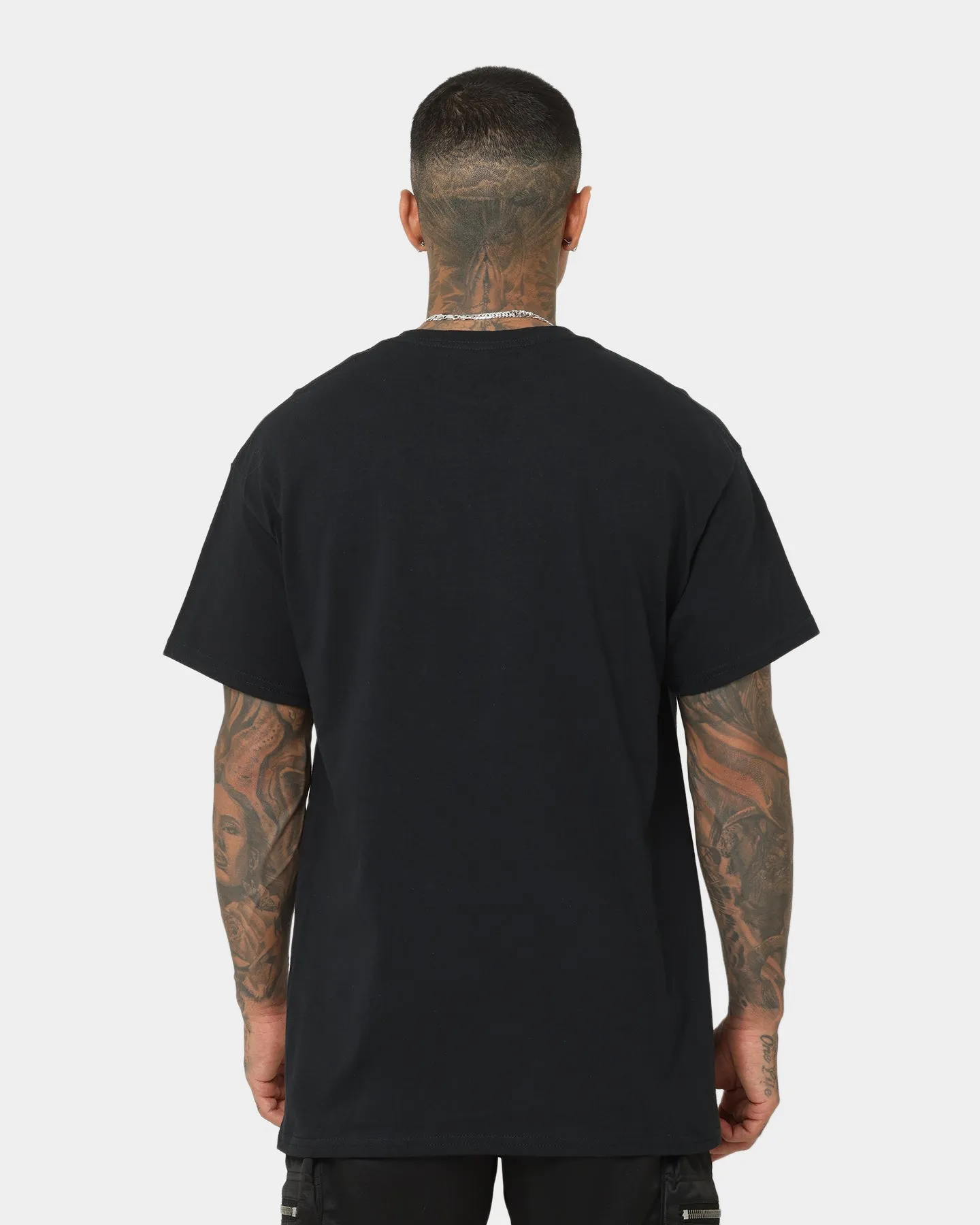 Goat Crew Drip Logo T-Shirt Black/Blue/Orange