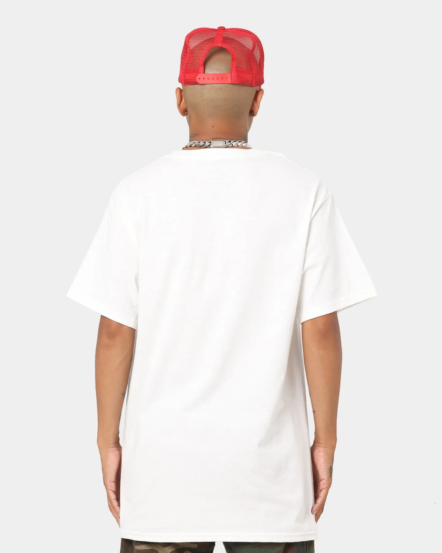 Goat Crew Drip Logo T-Shirt White/Red