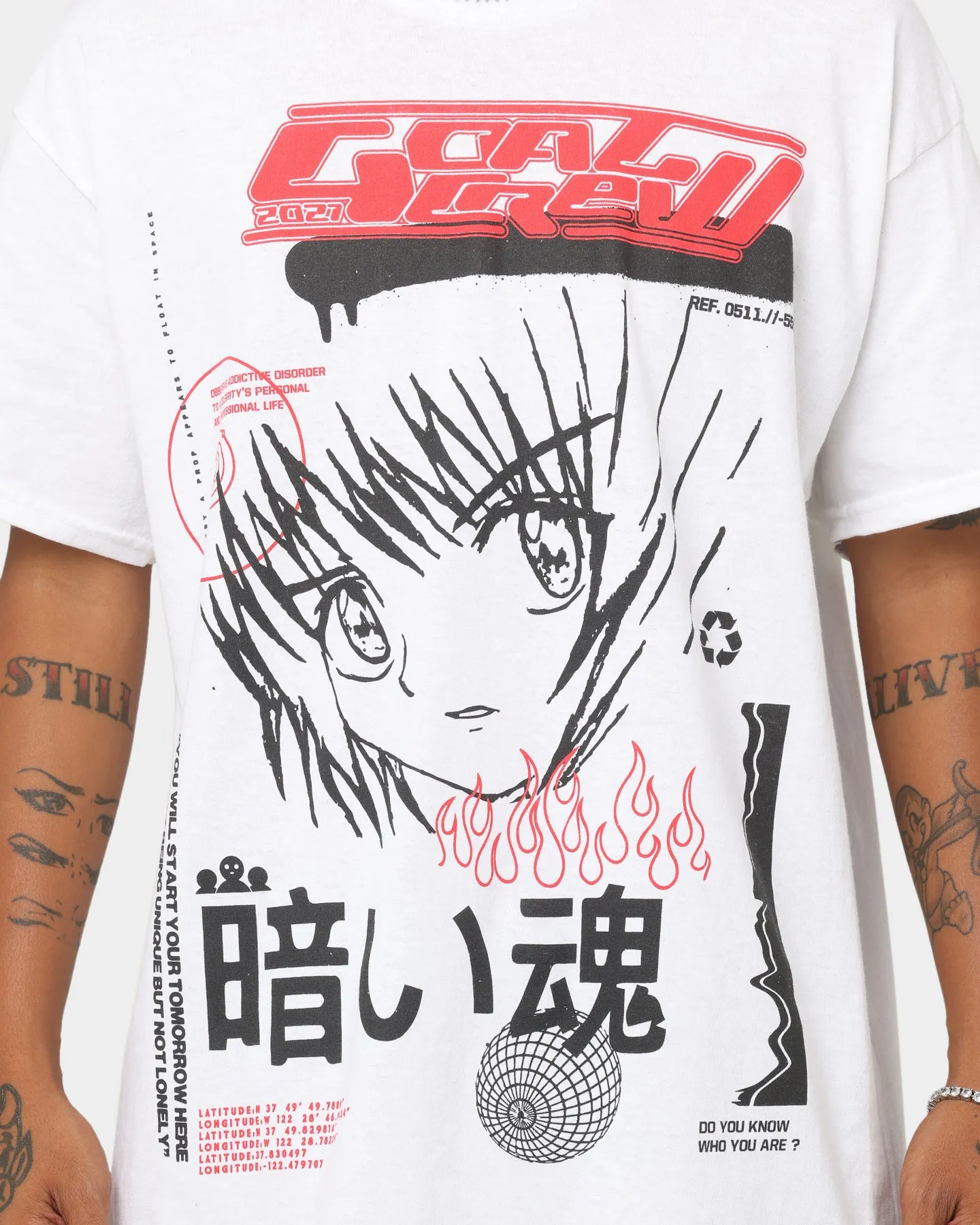 Goat Crew Korea T-Shirt White