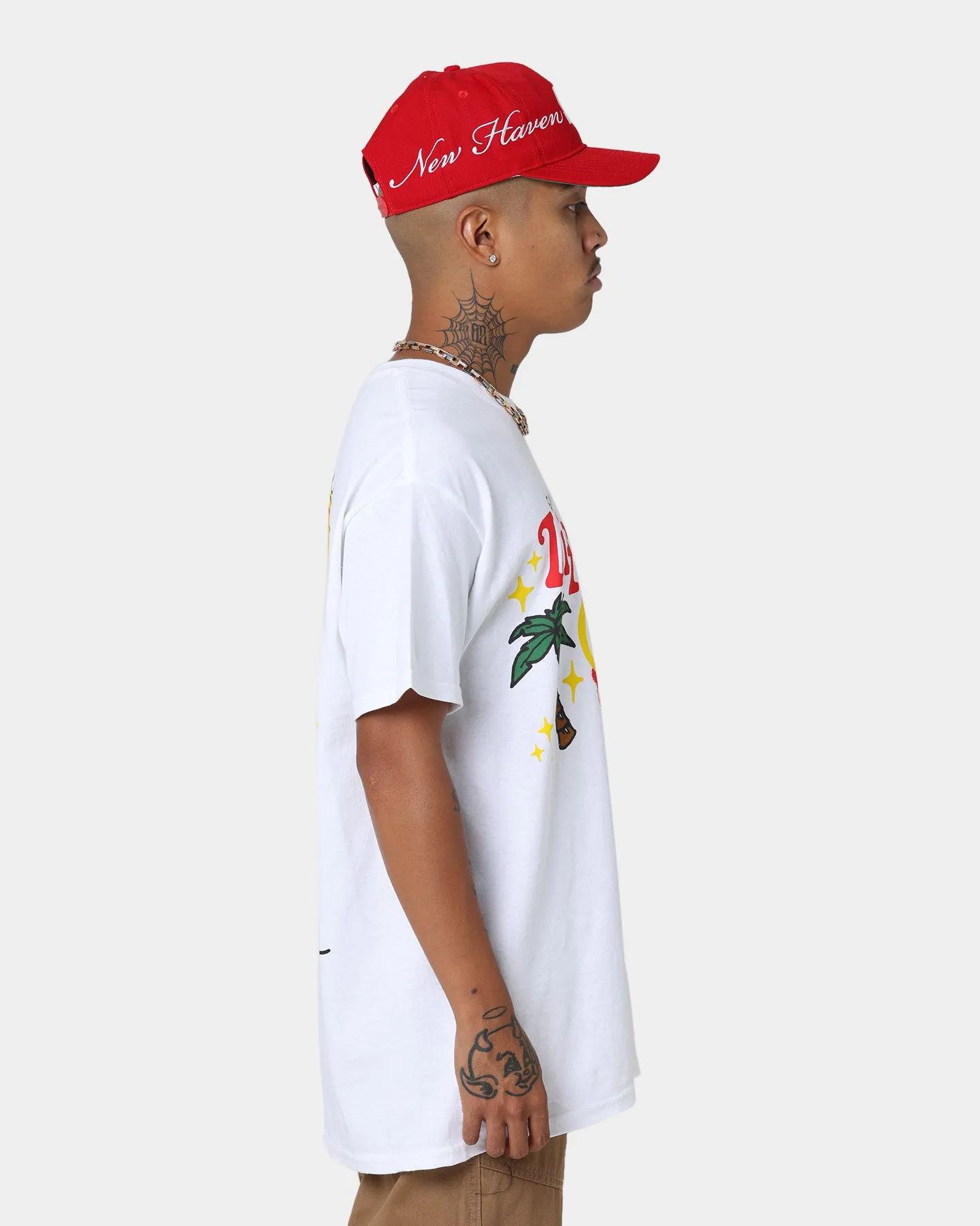Goat Crew Life Is Good T-Shirt White