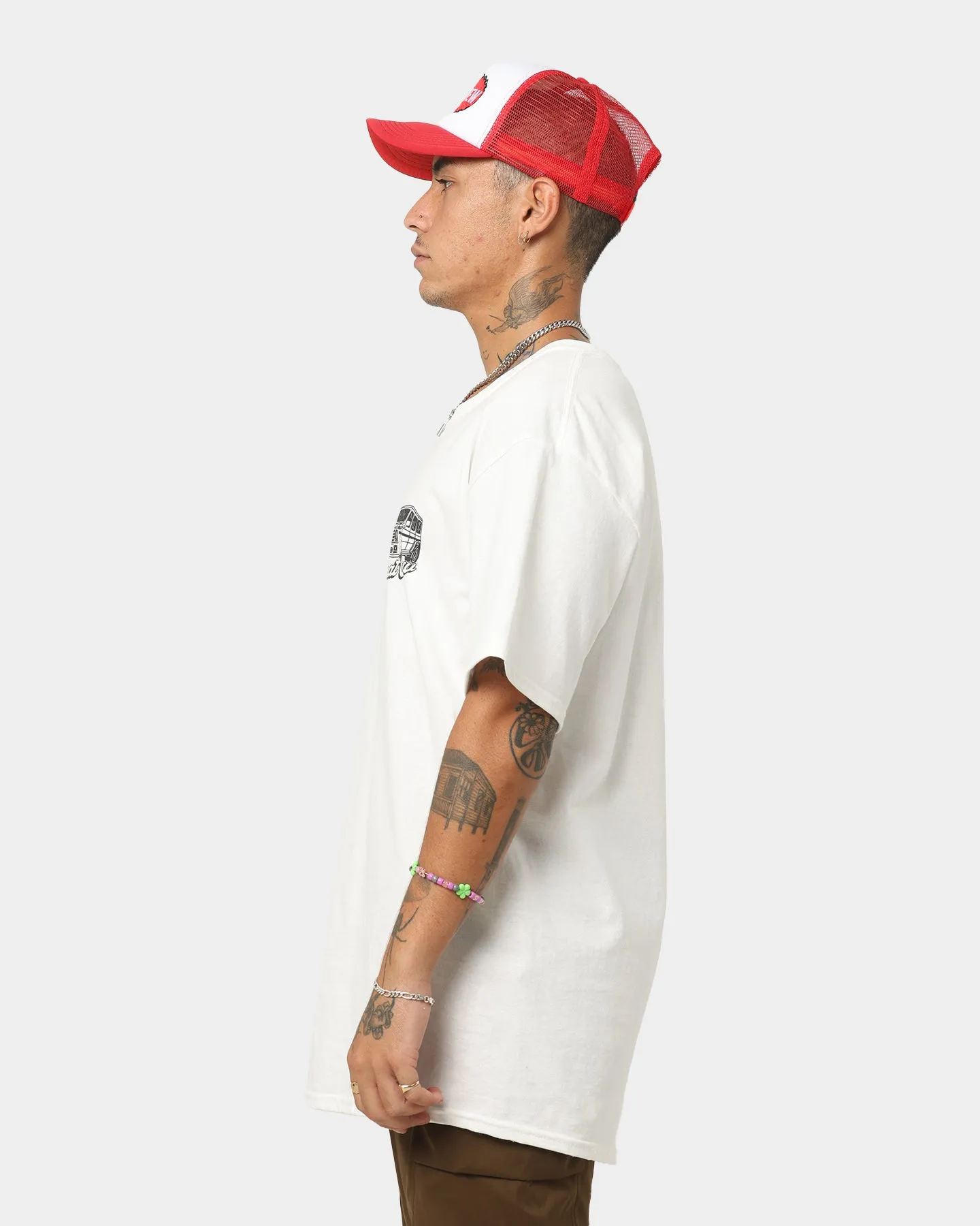 Goat Crew Truck T-Shirt White