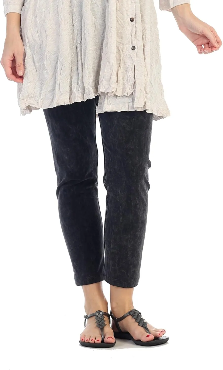 Jess & Jane Women's Cotton Legging Pants