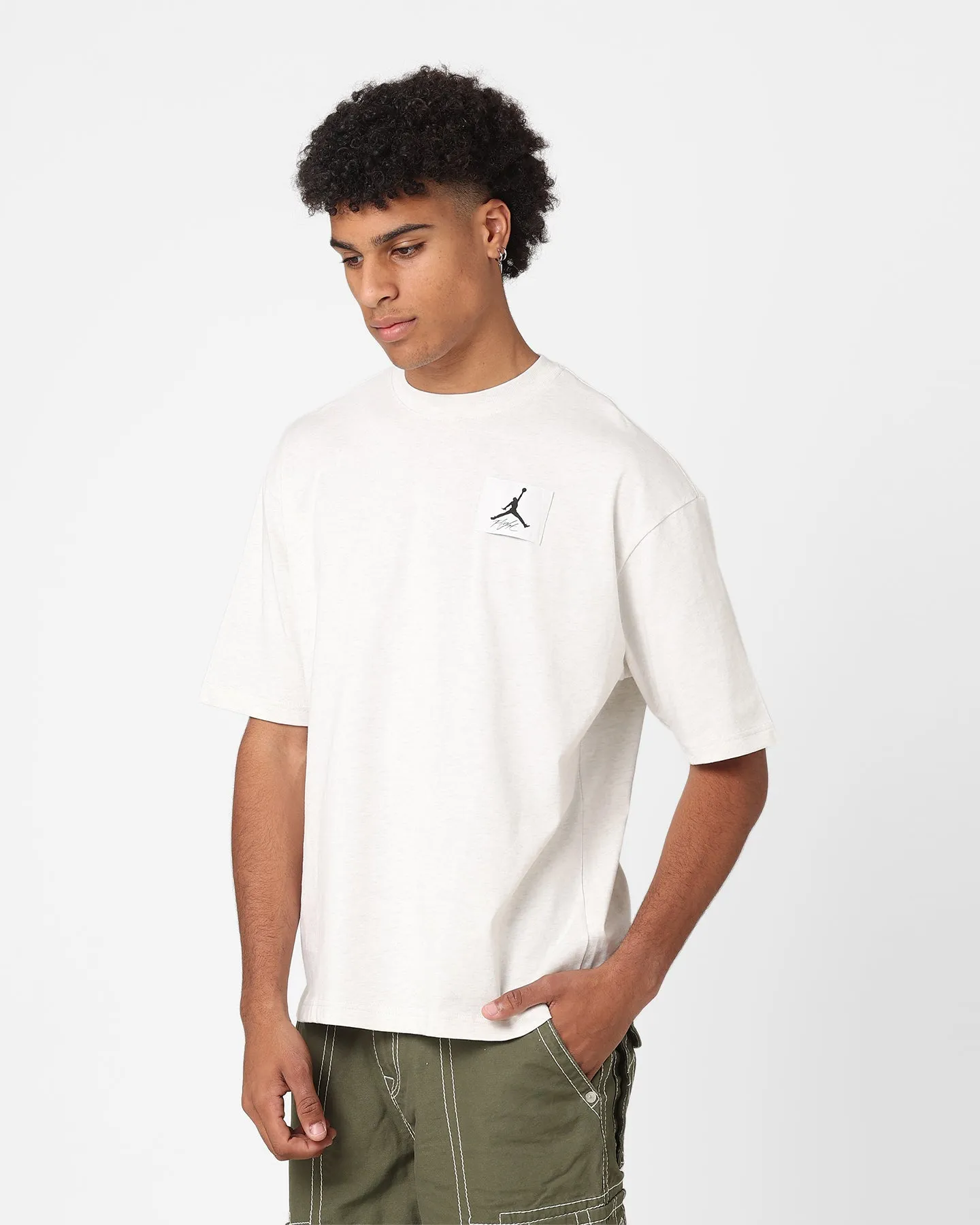 Jordan Flight Essentials Crewneck T-Shirt Sail/Heather