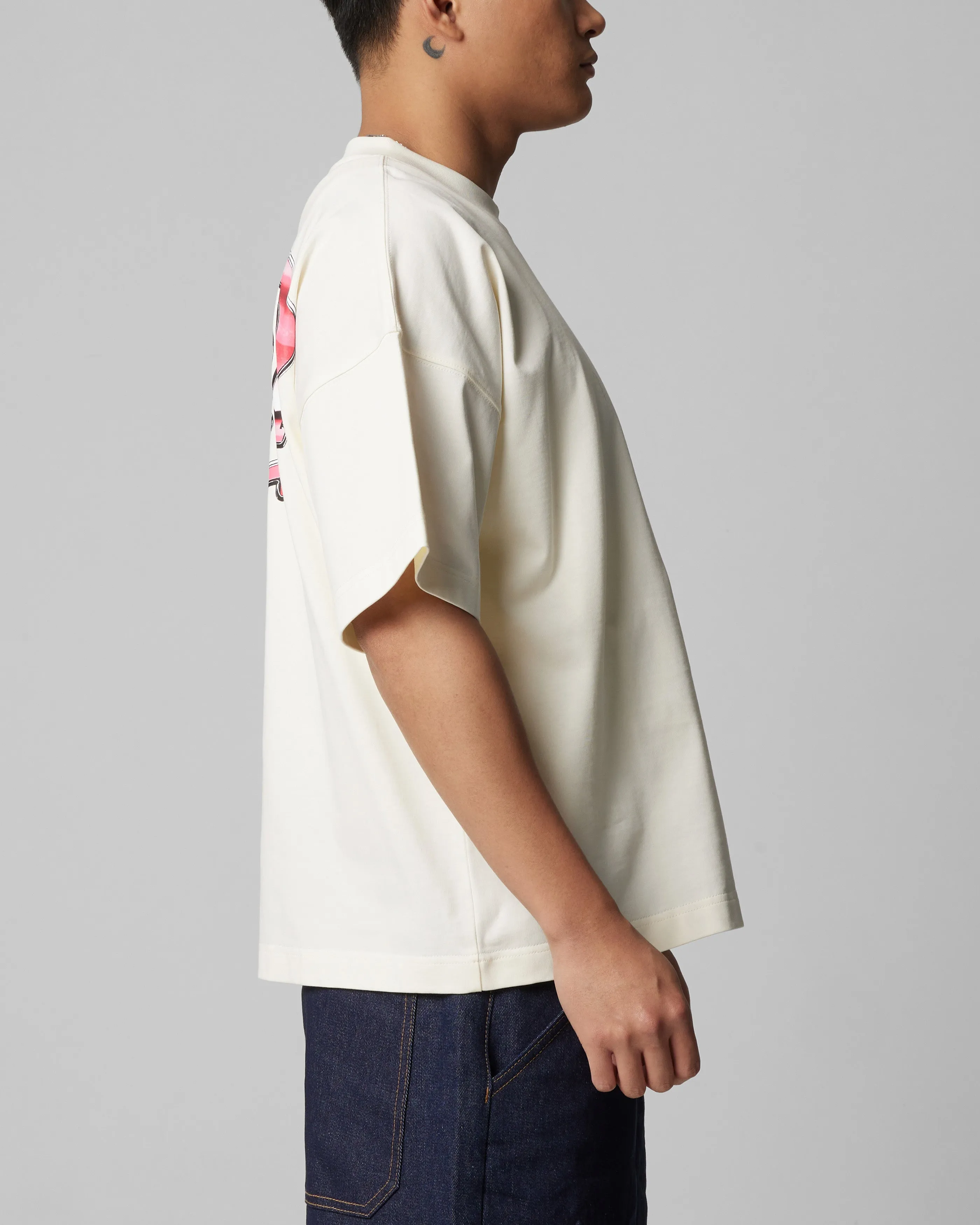 Loiter Metal Logo T-Shirt Off White
