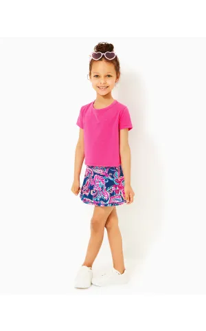 Luxletic Girls Mini Slice Active Tee Passion Fruit Pink