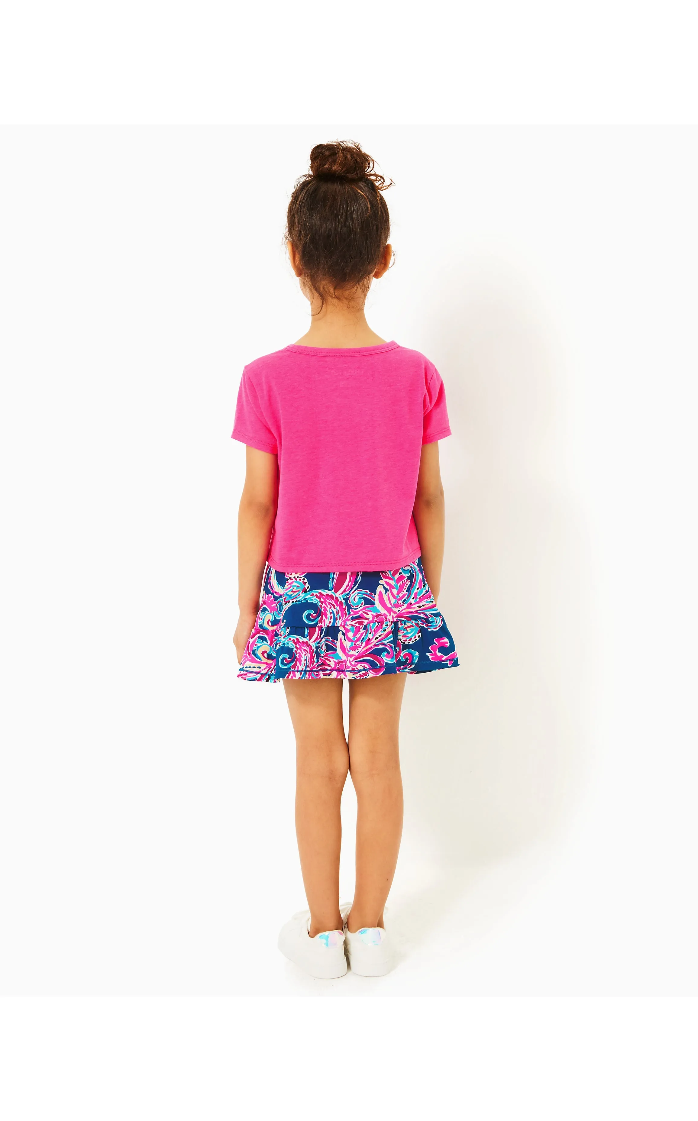 Luxletic Girls Mini Slice Active Tee Passion Fruit Pink
