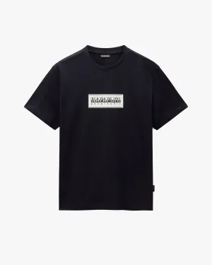 Napapijri Box Logo Tee - Black