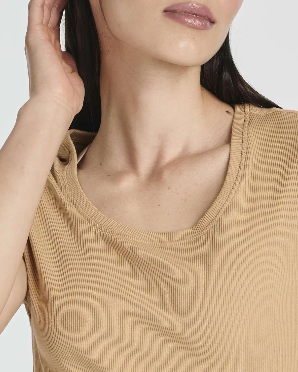 Real Essentials 3 Pack: Women's Mini Short Sleeve Dress Ribbed Scoop Neck Summer Casual Slim Fit T-Shirt Solid Color