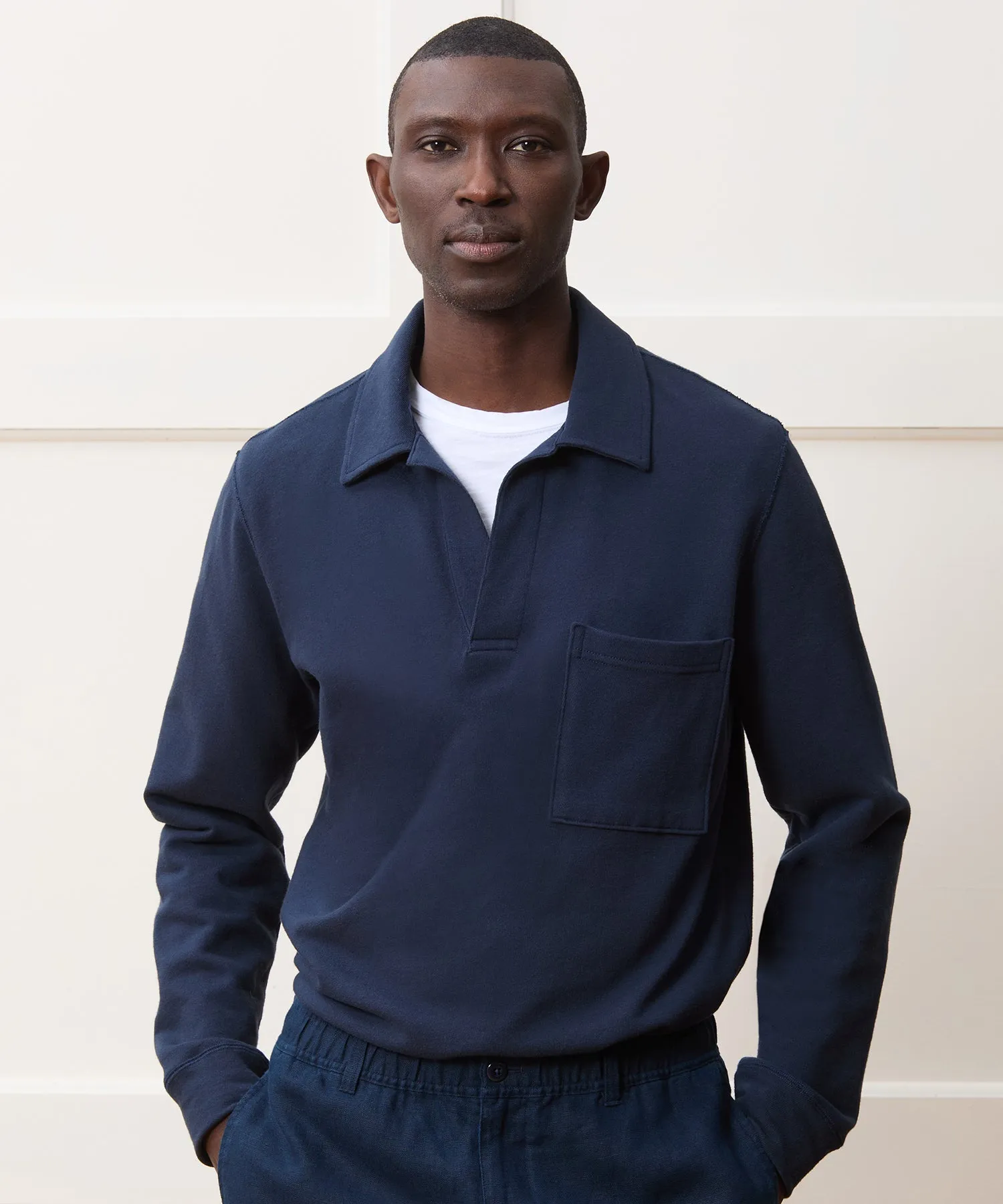 Relaxed Lightweight Terry Cloth Montauk Polo