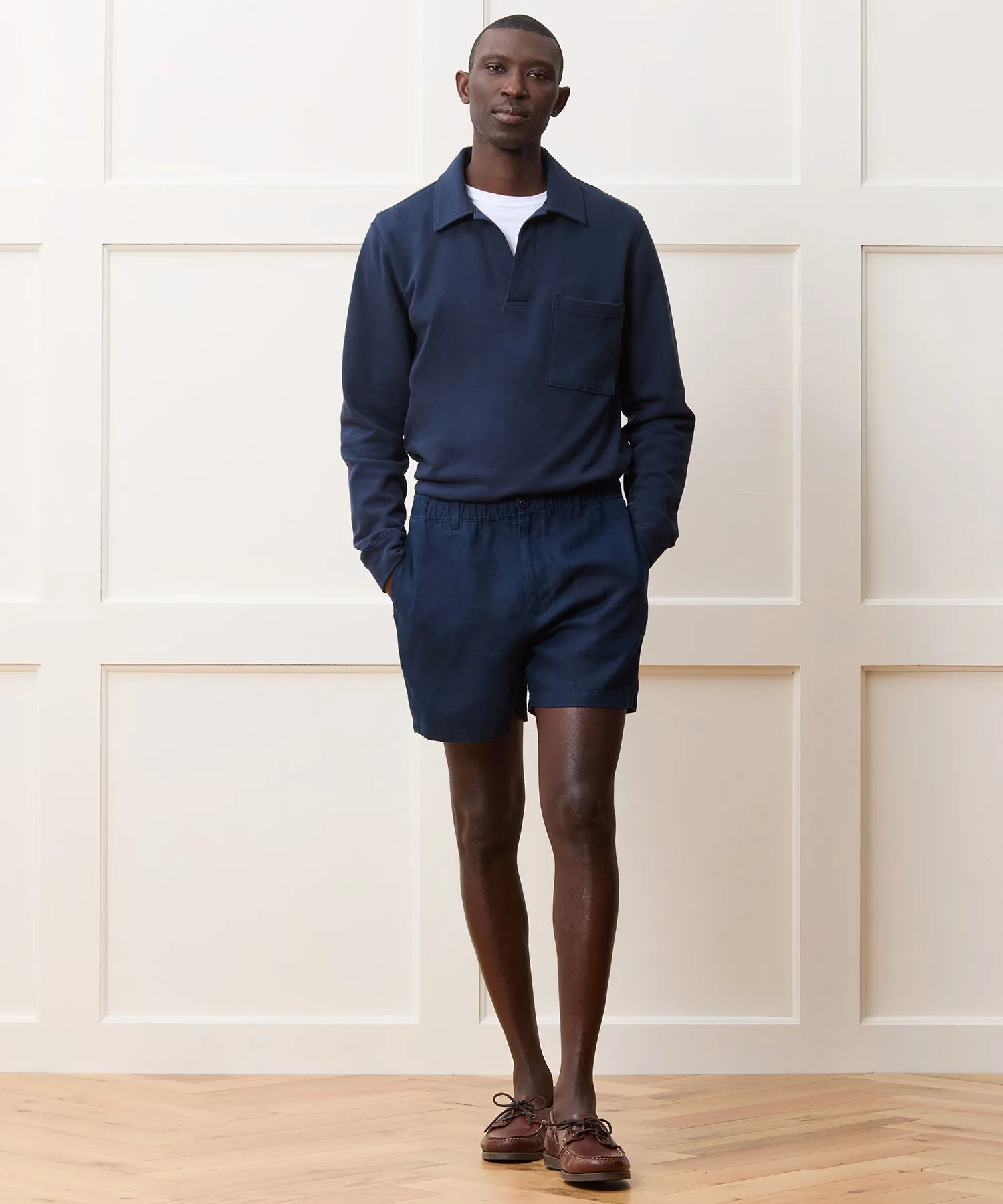 Relaxed Lightweight Terry Cloth Montauk Polo
