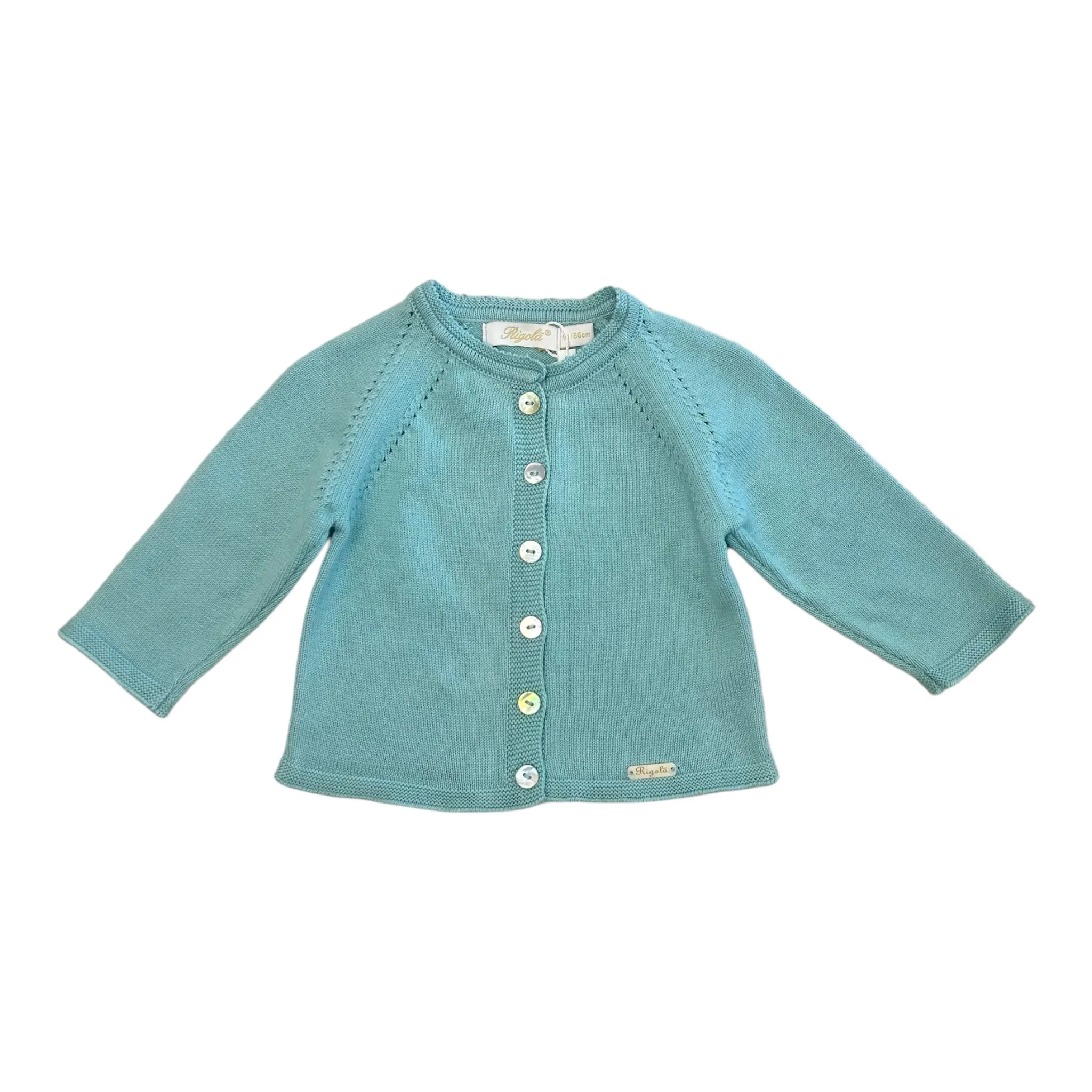 Rigola - Green knit bolero cardigan