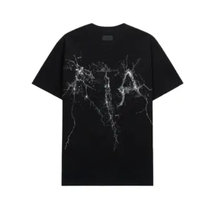 RtA Liam Cracked Logo Tee - Black