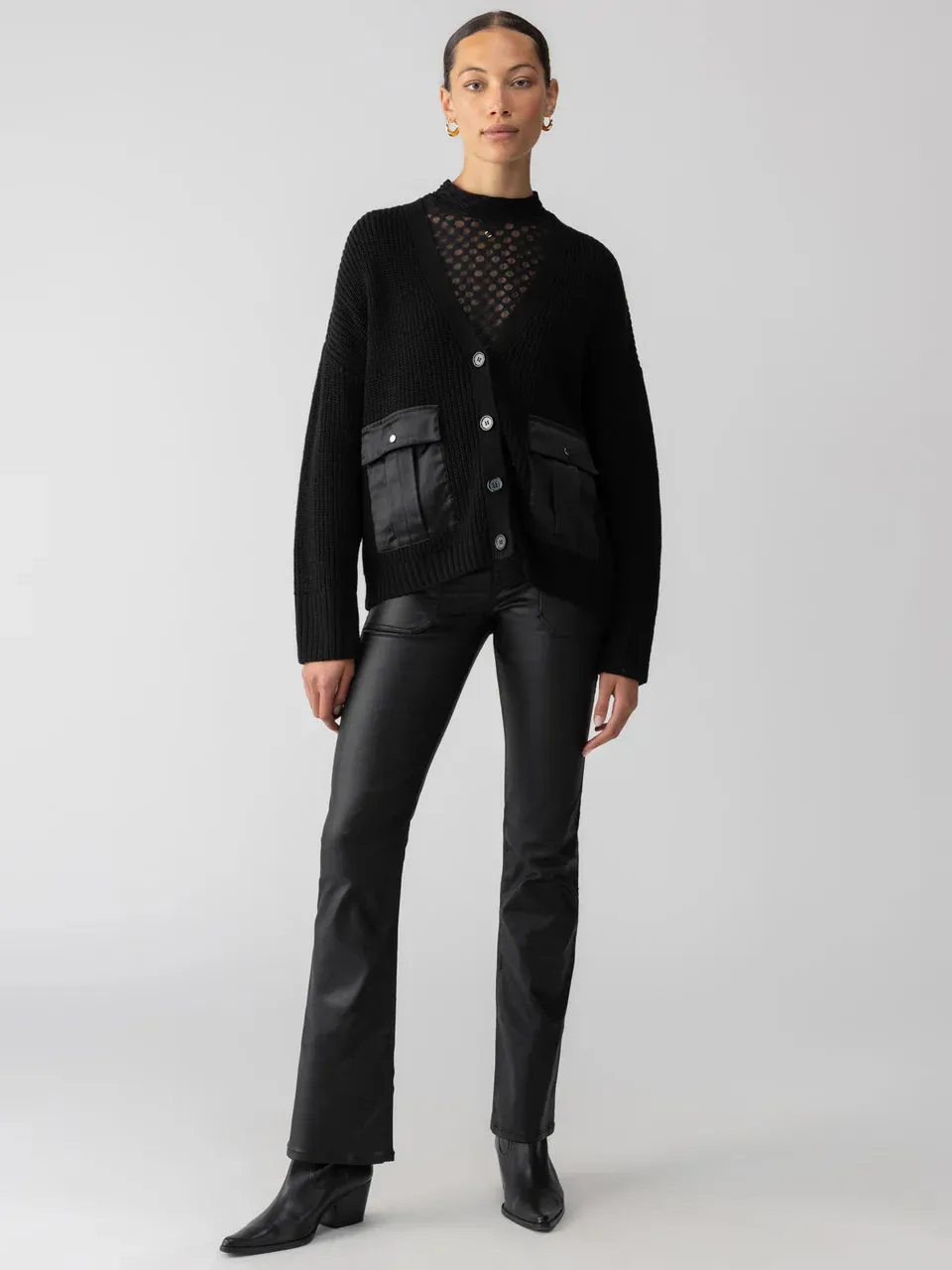 Trend Setter Cardi Black