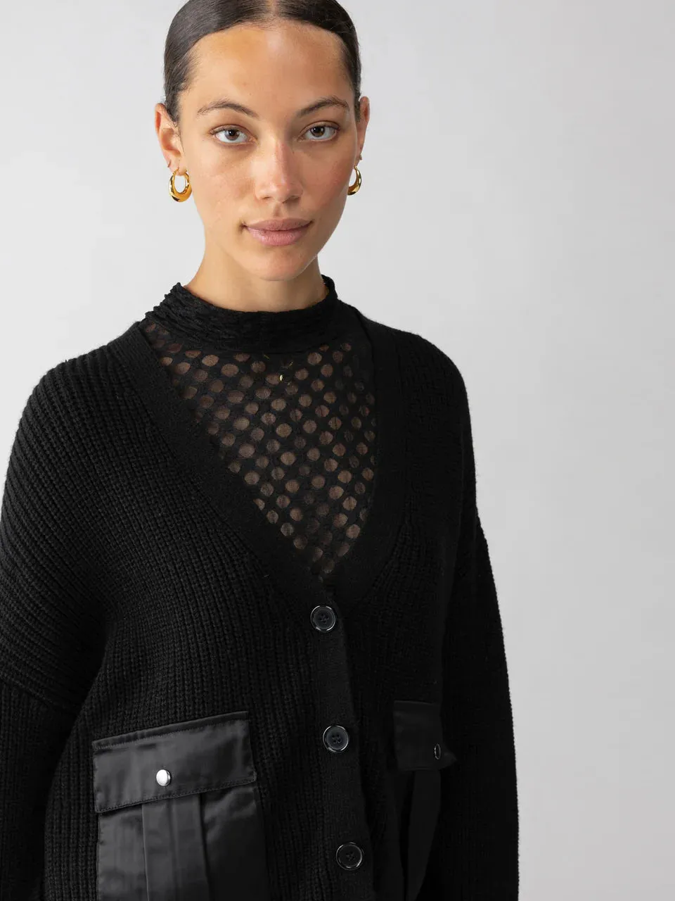 Trend Setter Cardi Black