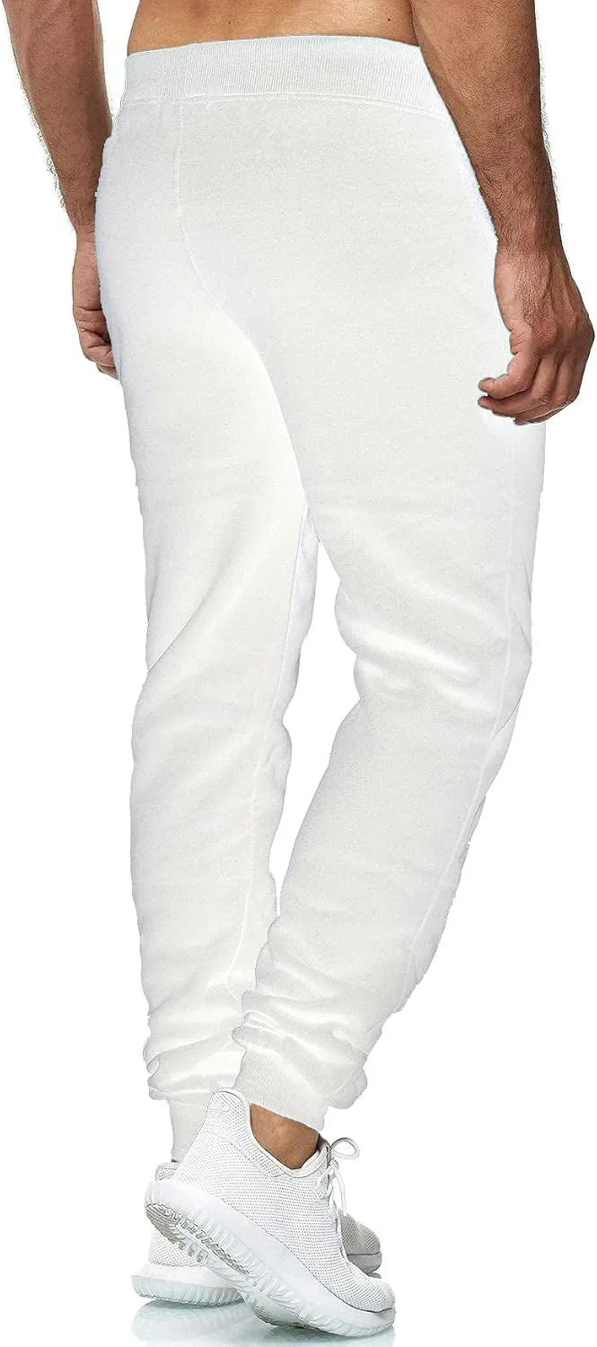 TUVEKE Fleece Jogger Sweatpants for Men with Pockets Bottom Athletic Sweat Pants Workout Running Casual Gym Size Small to 3XL