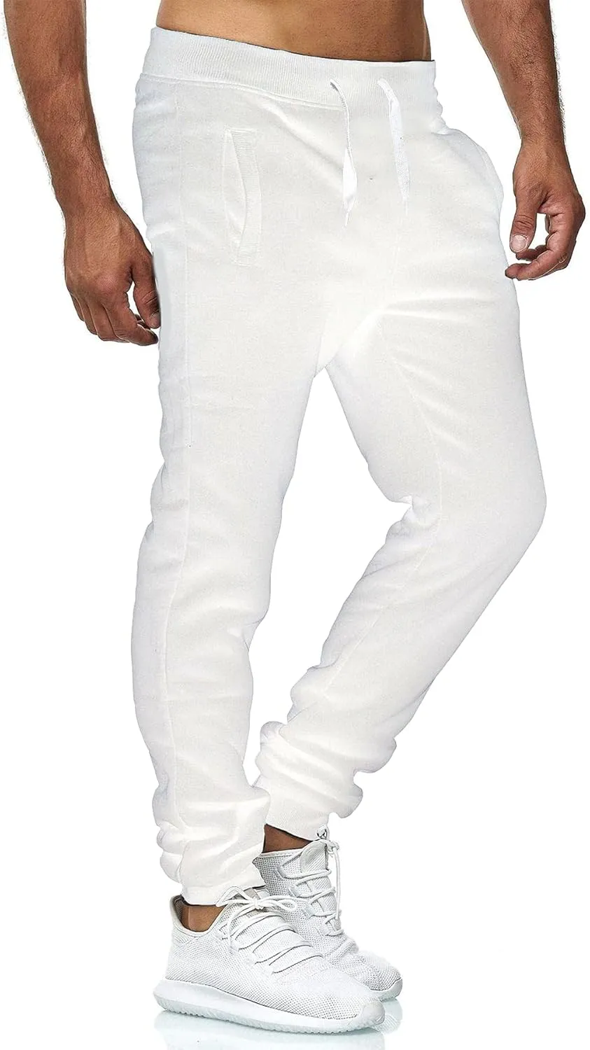 TUVEKE Fleece Jogger Sweatpants for Men with Pockets Bottom Athletic Sweat Pants Workout Running Casual Gym Size Small to 3XL