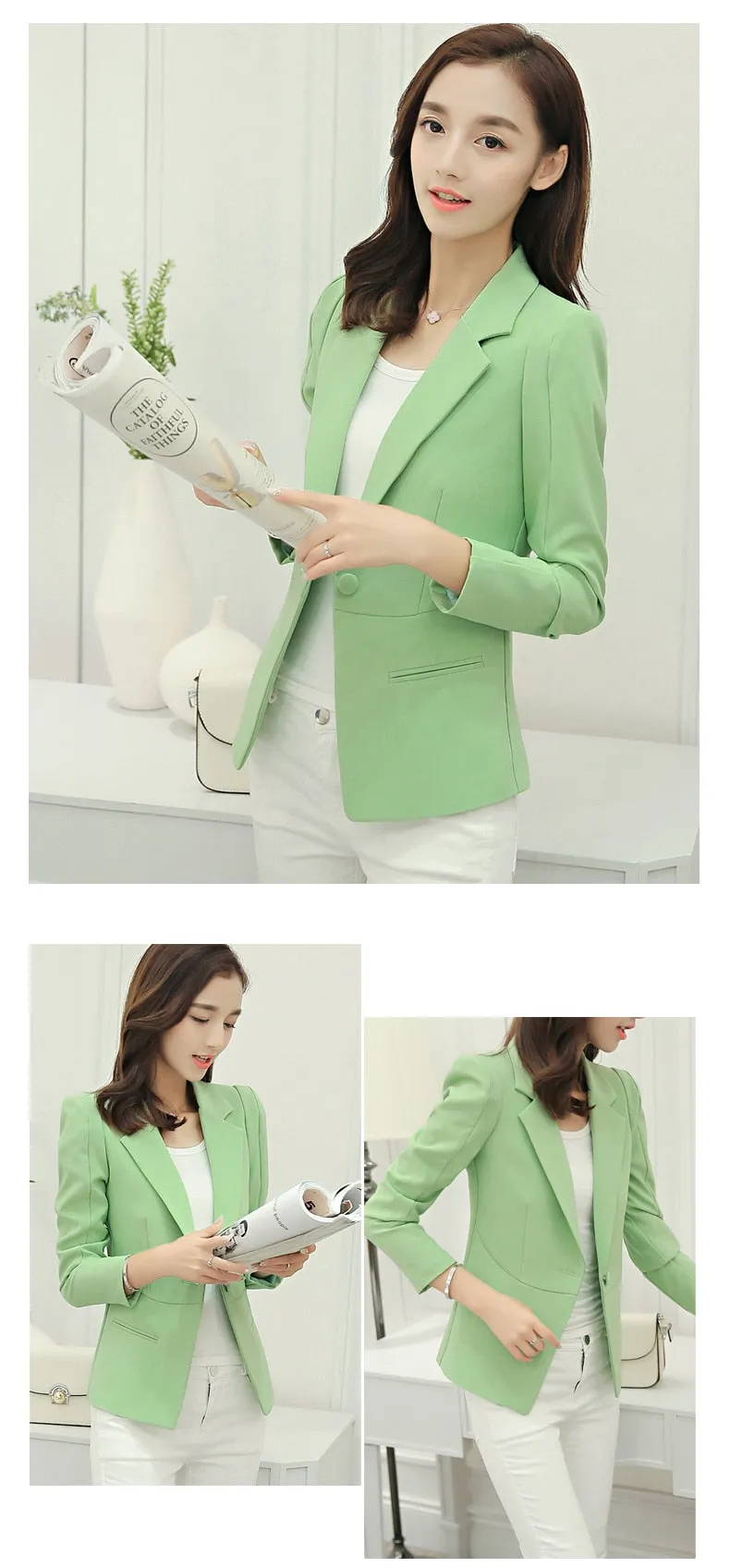 VenusFox Long Sleeve Suit jacket