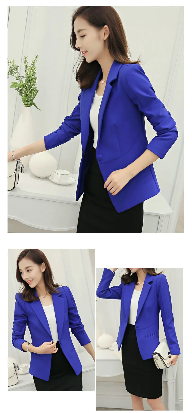 VenusFox Long Sleeve Suit jacket