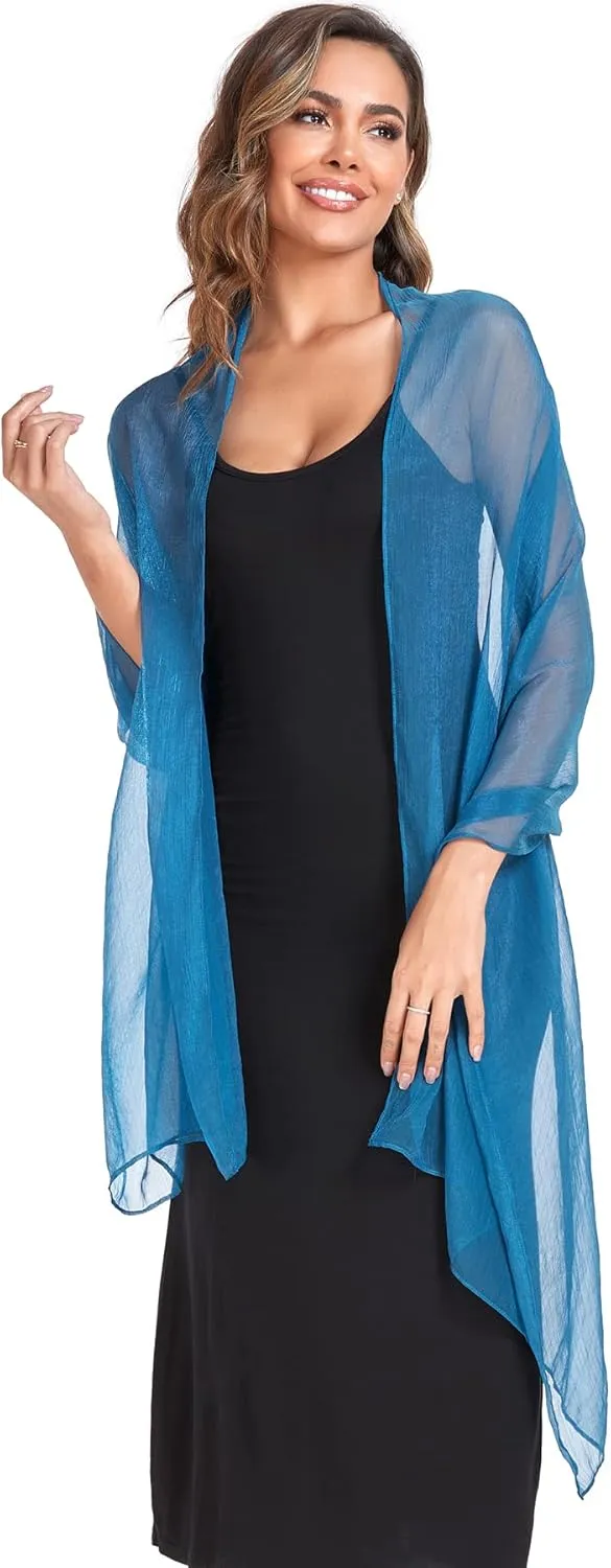 Women Shawls and Wraps for Evening Dress Lightweight Scarf Wedding Guest Shawl Wrap Bridesmaid Scarves