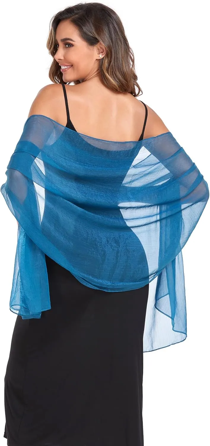 Women Shawls and Wraps for Evening Dress Lightweight Scarf Wedding Guest Shawl Wrap Bridesmaid Scarves