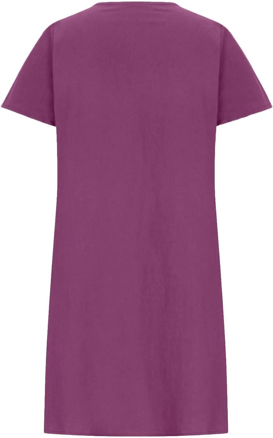 Women's Cotton Linen Midi Dress Plus Size Cap Sleeve Pleated Summer Dresses Vacation 2025 Crew Neck Casual Sundress