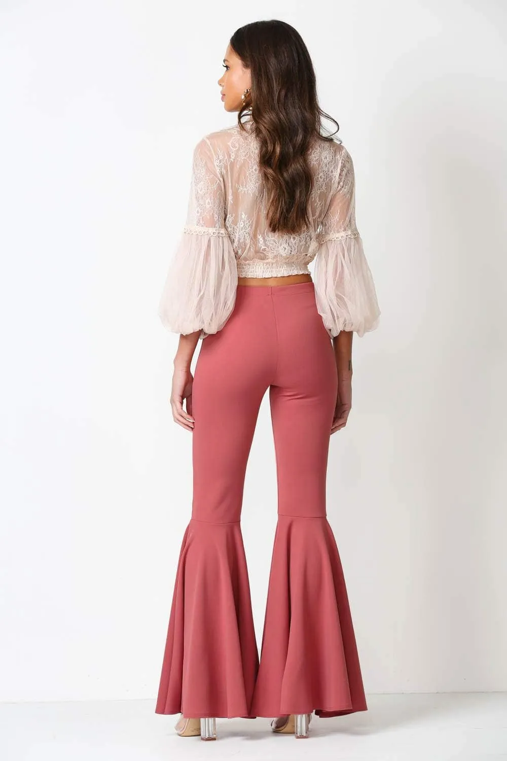 Women's J2 Love Mermaid Ruffle Flare Pants