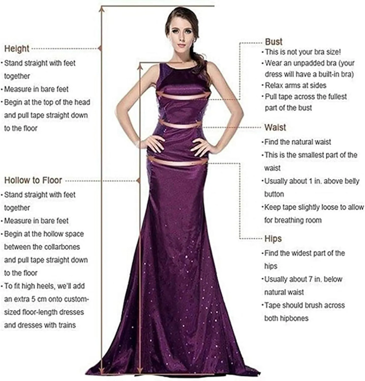 Women's V Neck High Low Chiffon Bridesmaid Dresses for Wedding Ruffle Pleated Formal Evening Dress